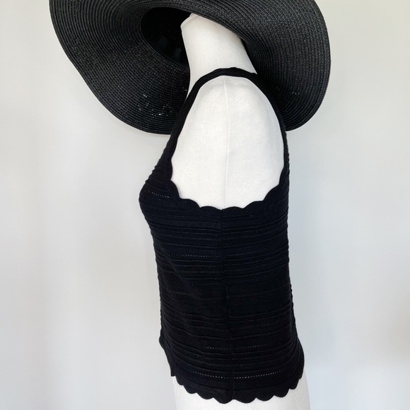 NWT DH NewYork Jodi Crochet Black Tank - Picture 3 of 7